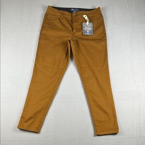 Democracy Golden Brown Ab-solution Ankle length Pants NWT
Size: 12